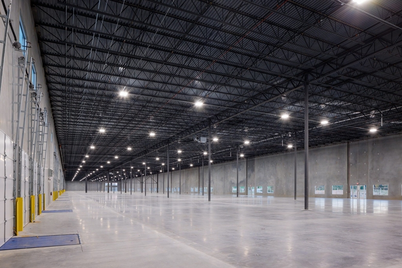 High-clear industrial interior