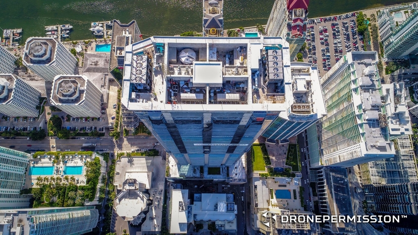 Aerial completion view