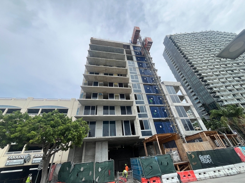 Facade and glazing progress