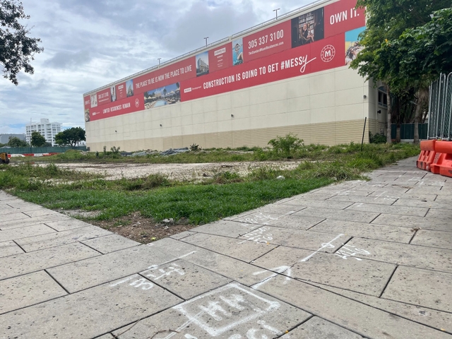 Existing site and project signage