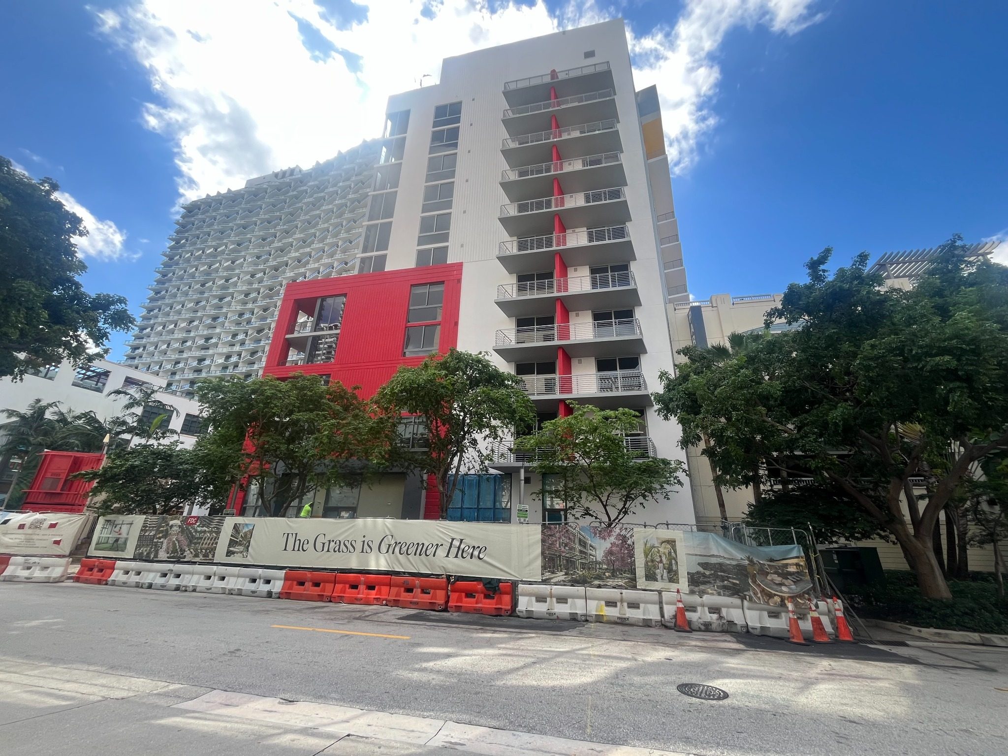 Standard Residences exterior nearing completion