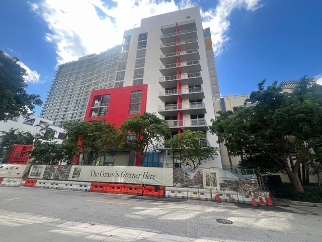 Standard Residences exterior nearing completion