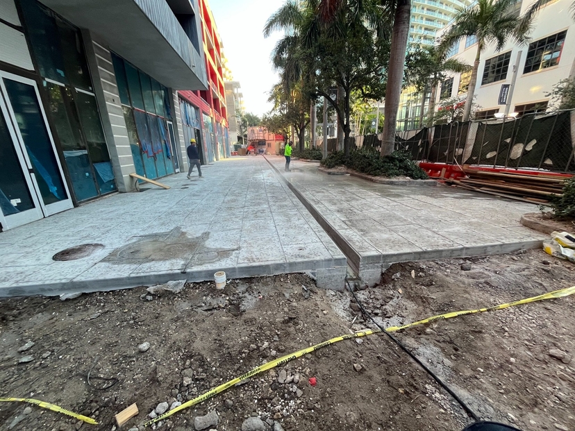 Streetscape and frontage work