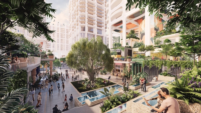 Future main plaza rendering